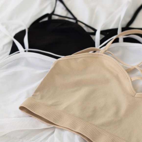 2 Pack: Strappy Bralettes - Picture 2 of 7